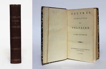 null VOLTAIRE, Oeuvres complètes, Société littéraire et typographique, 1785. Edition...