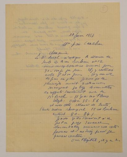 null ARTAUD (Antonin) poète et acteur français (1896-1948) Lettre autographe signée...