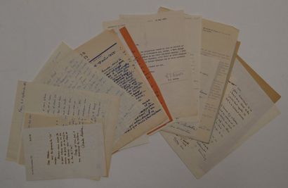 null MOREL (Robert) éditeur français (1922-1990) Correspondance de 57 lettres adressées...