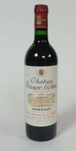 null 12 blles Château Prieuré Lichine Margaux 1982