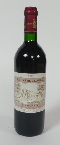 null 12 blles Château Dauzac Margaux 1989 carton d'origine