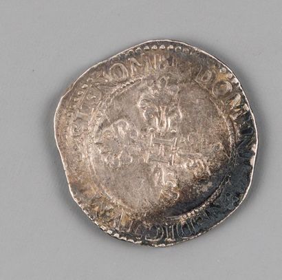 null 1 franc Henri III 1578 TB