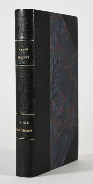 null BRETON (André). LA CLE DES CHAMPS. Paris, éditions du Sagittaire, 1953. In-8,...