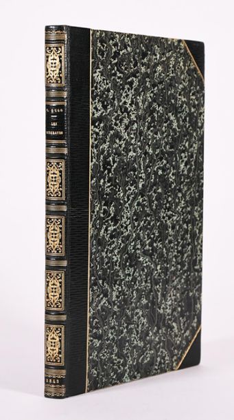 null HUGO (V.). LES BURGRAVES. TRILOGIE. Paris, Michaud, Duriez, 1843. In-8, demi-maroquin...