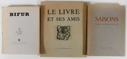 null BIFUR. Paris, Éd. du carrefour, 1929-1930. Revue surréaliste. Textes de Giono,...