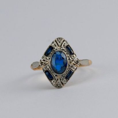 Antique ring of losanical shape from the...