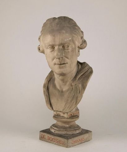 null Joseph Chinard (1756-1813) after; bust of the painter from BOISSIEU - This old...