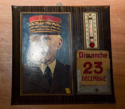 null Calendrier Pétain 14,5x14,5 cm.