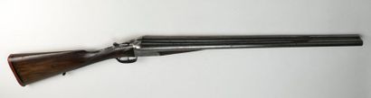 null Fusil de chasse juxtaposé GALAND, calibre 12/70, bascule entaillée, mode d'extraction...