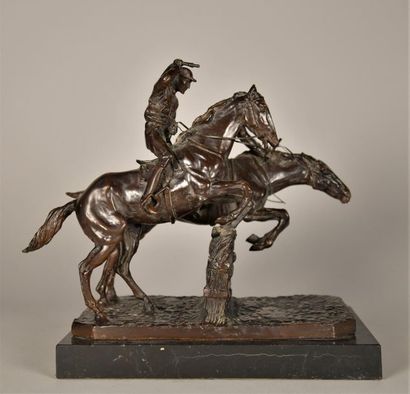 null Isidore Jules Bonheur ( 1827-1901). Steeple Chase ou les Jockeys. Epreuve en...