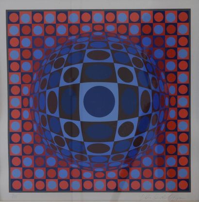Victor VASARELY (1906-1997). Composition...