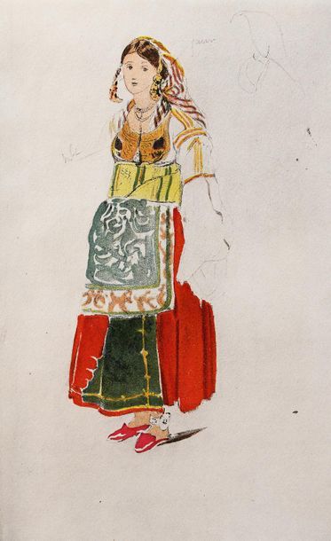 null DELACROIX (E.). (1798-1863). 
LE VOYAGE DE EUGENE DELACROIX AU MAROC. Paris,...