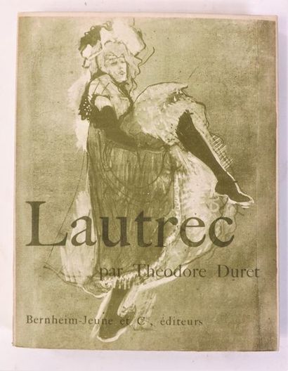 null DURET (Th.). LAUTREC. Paris, Bernheim-Jeune, 1920. In-4°, broché, couverture...