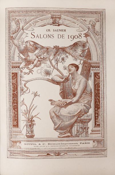 null SALONS DE PARIS. Paris, Baschet ou Goupil, 1887-1888 (2 tomes)-1890 (2 tomes)-...