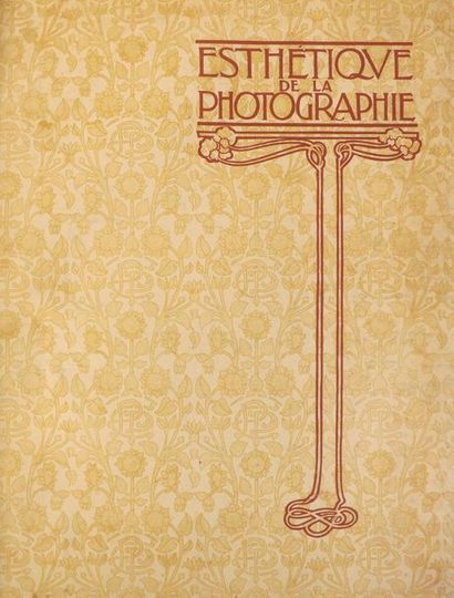 null ESTHETIQUE DE LA PHOTOGRAPHIE. Photo-club de Paris, 1900. In-4°, demi percaline...