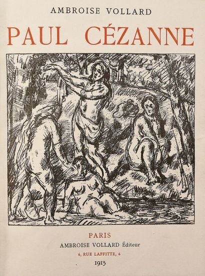 null VOLLARD (Ambroise). PAUL CEZANNE. Paris, Galerie A. Vollard, 1914. In-4° demi-chagrin...