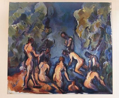 null VOLLARD (Ambroise). PAUL CEZANNE. Paris, Galerie A. Vollard, 1914. In-4° demi-chagrin...