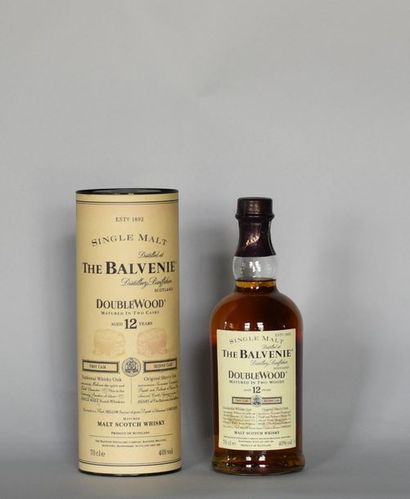 null 1 B WHISKY DOUBLE WOOD 12 YEARS AGE 70 Cl 40% (canister) The Balvenie NM
