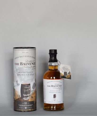null 1 B WHISKY THE SWEET TOAST OF AMERICAN OAK 12 AGE 70 Cl 43% (canister) The Balvenie...