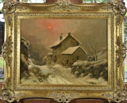 null Théodore LÉVIGNE (1848-1912)

Paysage enneigé

Huile sur toile, signée en bas...