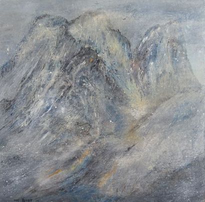 null Michel BIOT (1936-2020)

"Summits". 2013

Sand and oil on canvas, signed and...