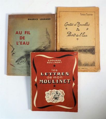 null Lot de 3 volumes. BOLLAERT. LES LETTRES DE MON MOULINET. Bar-le-Duc, collection...