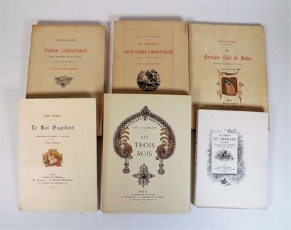null [FERROUD]. Réunion de 6 volumes édités à Paris par Ferroud. In-8 et in-12 brochés,...