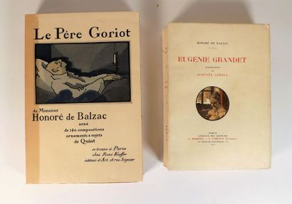 null BALZAC (H. de). Le père Goriot. Paris, Kieffer, 1922. In-8 broché, couverture...