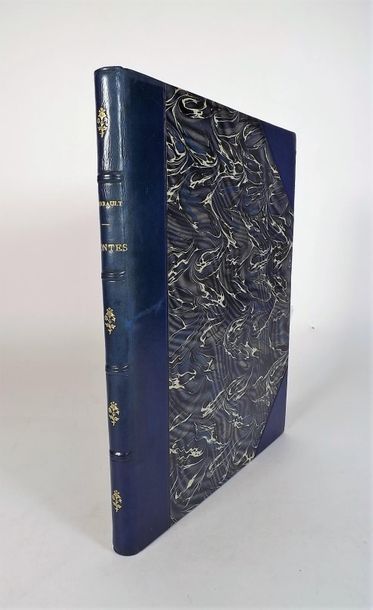 null PERRAULT (Ch.). Les Contes. Paris, Laurens, (1900). In-4°, demi-chagrin bleu...