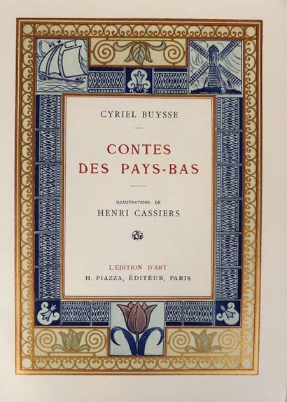 null BUYSSE (C.). Contes des Pays-Bas. Paris, Piazza, 1910. In-8 broché, sous étui...