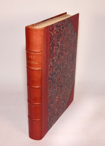 null GENEVA EXHIBITION 1896. ART MODERNE. S.l, Girardet, (1896). In-folio, brick...