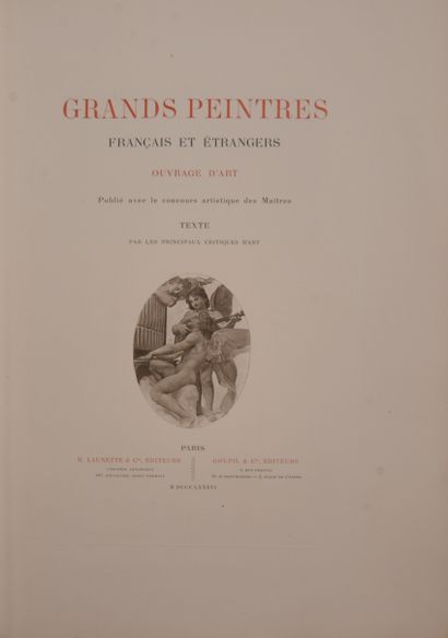 null [BEAUX-ARTS]. Grands Peintres français et étrangers. Publié avec le concours...