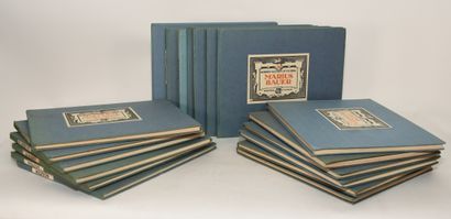 null [MODERN MASTERS OF ETCHING]. London, The Studio, 1924 - 1927. 19 volumes grand...