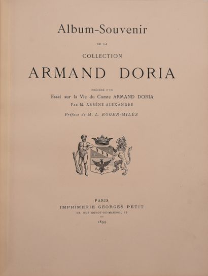 null DORIA (Armand) - ALEXANDRE (Arsène). Album-souvenir de la collection Armand...