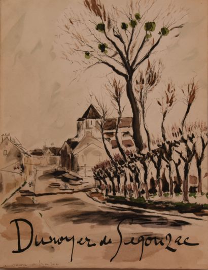 null DUNOYER DE SEGONZAC (A.) - JAMOT (P.). Dunoyer De Segonzac. Paris, Floury, 1929....