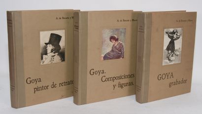 null GOYA - BERUETE Y MORET. Goya, pintor de retratos –Compositiones y figuras –...