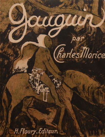 null GAUGUIN (P.) - MORICE (Ch.). Paul Gauguin. Paris, Floury, 1919. In-8 paperback,...