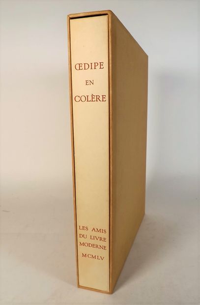 null VARIOT (J.). Œdipe en colère. Paris, Les Amis du Livre Moderne, 1955. In-4°...