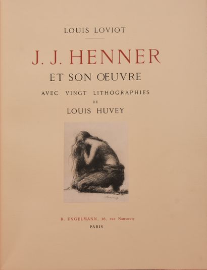 null HENNER (J.J) - LOVIOT (L.). J.J. Henner et son œuvre. Paris, R. Engelmann, 1912....