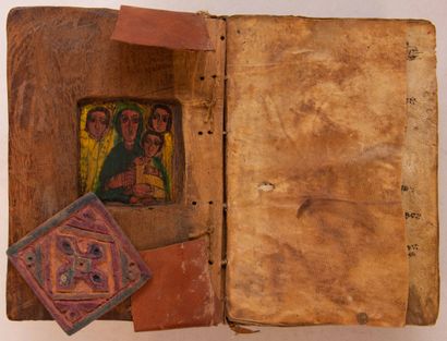 null ETHIOPIAN PSALTER MANUSCRIPT. Ethiopia, late 19th or early 20th century]. 

In-8...