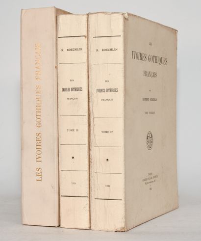 null KOECHLIN (R.). French Gothic ivories. Paris, Picard, 1924. 2 volumes of text...