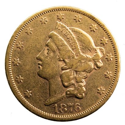 null USA 20 dollars 1876 CC Carson City

Reference : PCGS.8977

Tirage : 138441 monnaies...
