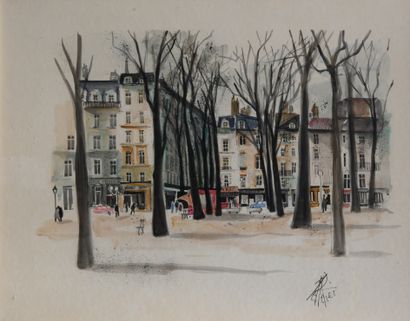 null MICHEL PELLETIER (NE en 1943). Places Lyonnaises. 

Trois aquarelles sur papier...