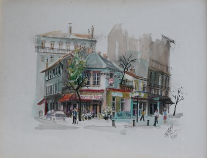 null MICHEL PELLETIER (NE en 1943). Places Lyonnaises. 

Trois aquarelles sur papier...