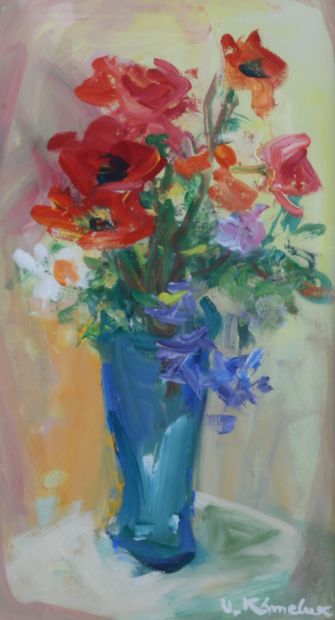null Vasyl KHMELUK (1903-1986)

Nature morte au bouquet de fleurs

Gouache sur papier,...