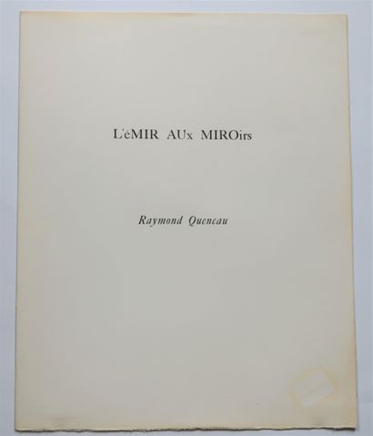 null Antoni TAPIES (1923-2012)

"L'émir aux miroirs"

Lithographie couleur signée,...