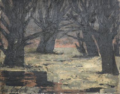 Anne CARLU (1895-1972)

Les arbres. 1968

Huile...
