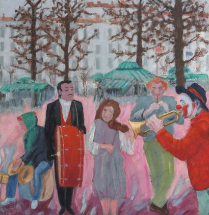 null Emile PAYA (né en 1949) 

La fanfare

Huile sur toile, signée en bas à gauche....