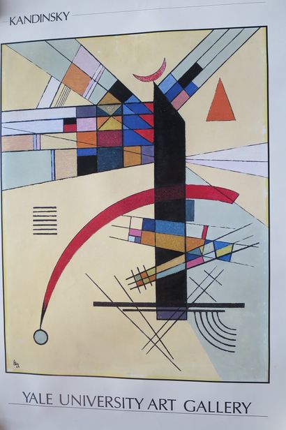 null D'après Wassily Kandinsky (1866-1944)

Affiche d'exposition Yale University...