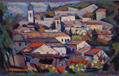 null Albert VOISIN dit VANBER (1905-1994)

Les toits du village, Drôme

Gouache sur...